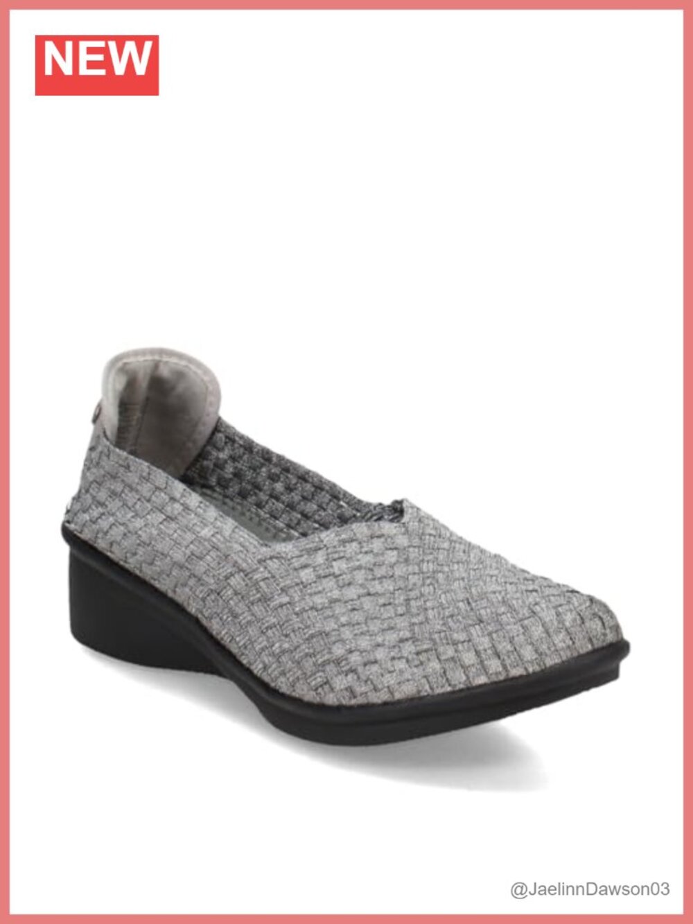 Woven Slip-On Loafers with Memory Foam Cushioning
